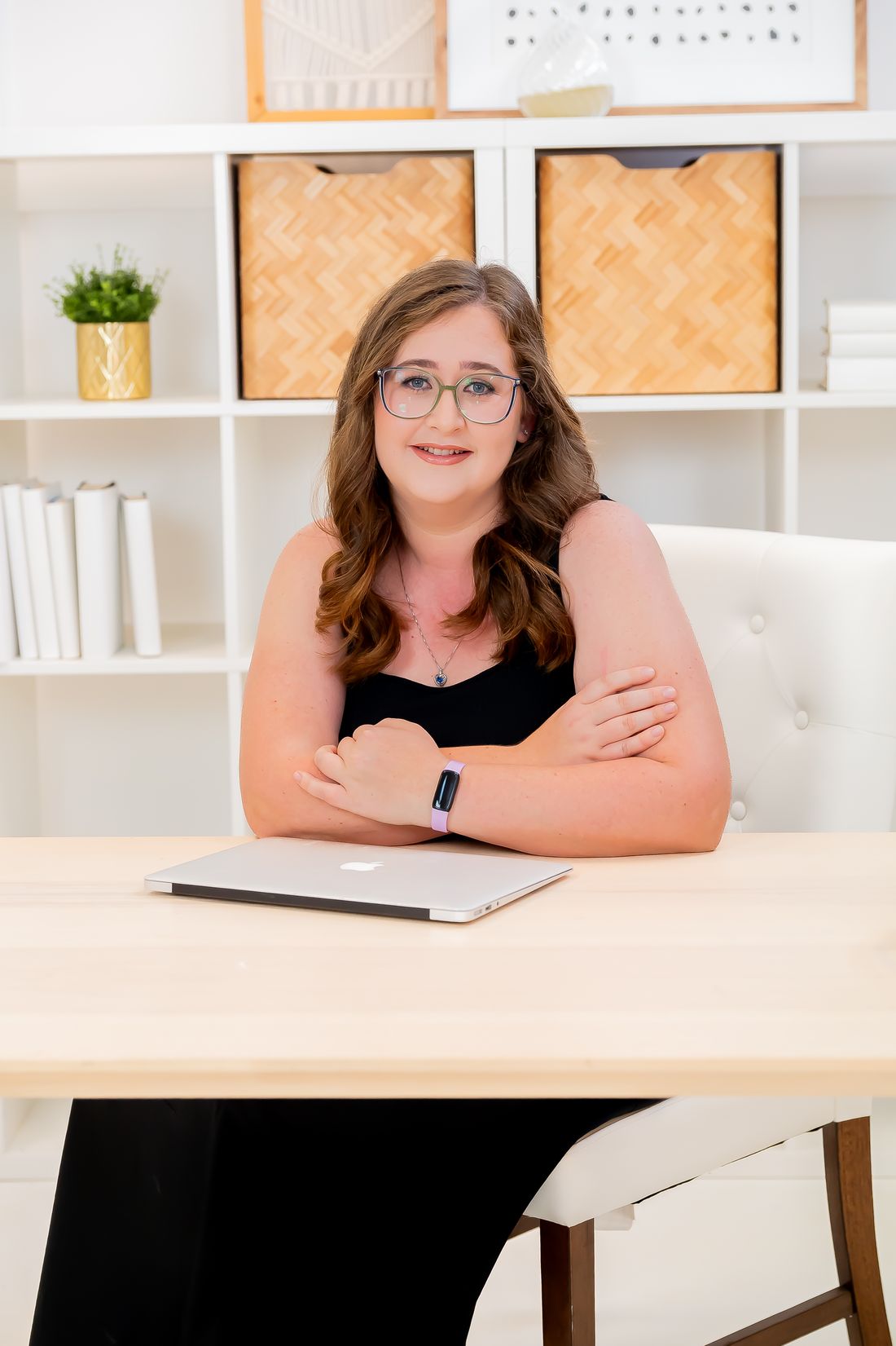 Kate MacPherson, founder of Zero2One, at her desk